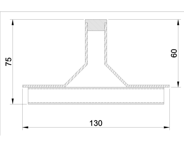 T-Slot - Invisible Drainage Channel / meter